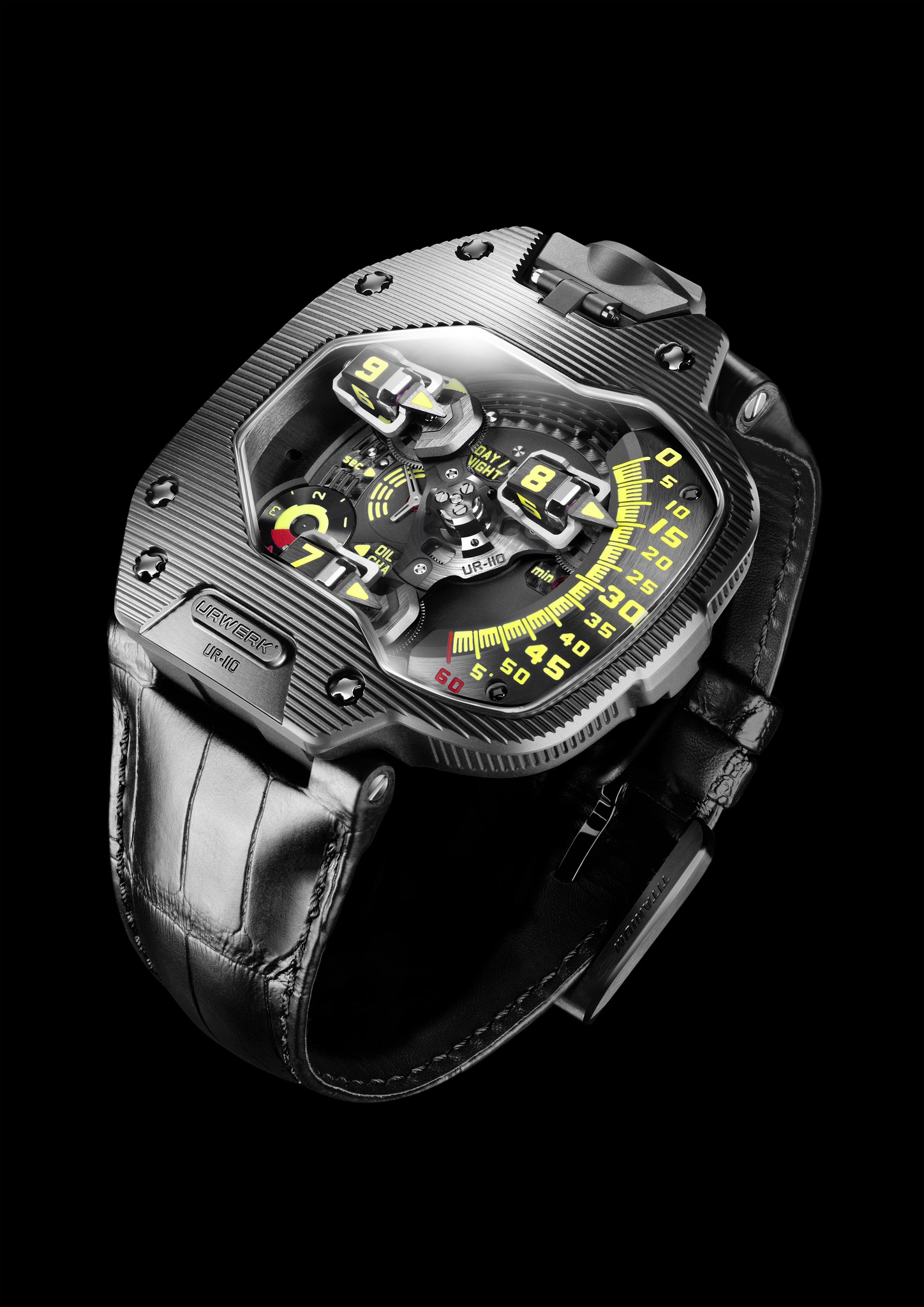 Replica Urwerk UR-110 ST Black DLC Titanium Watch